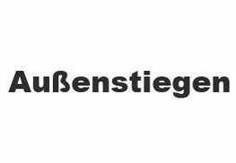 Außenstiegen