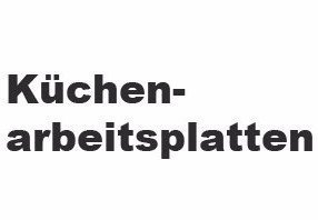 Küchenarbeitsplatten